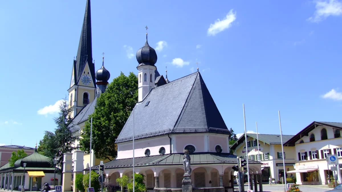 Stadtansicht von Prien am Chiemsee