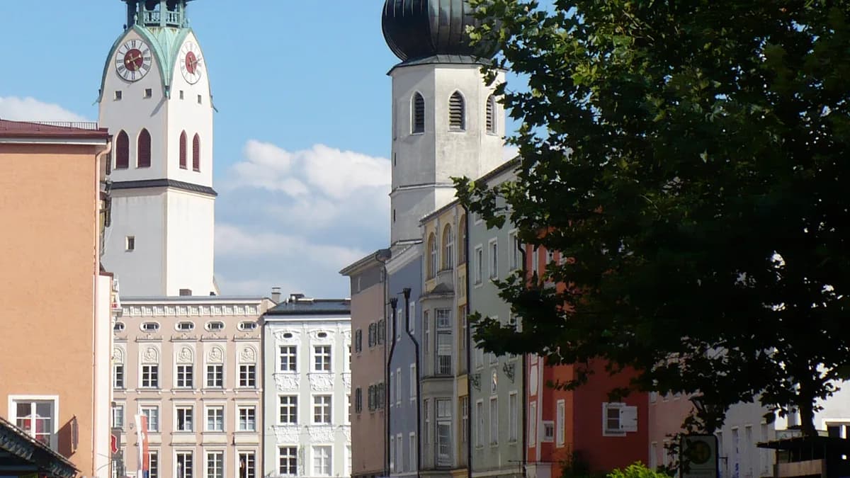 Stadtansicht von Rosenheim