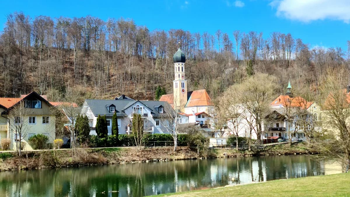 Stadtansicht von Wolfratshausen